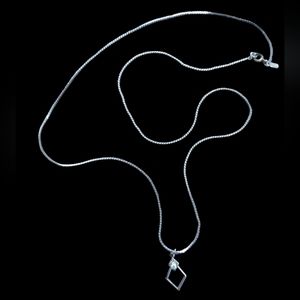 Silver Necklace Opera Length